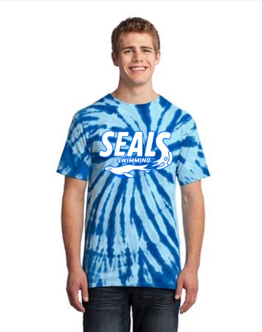 Port & Company Unisex Tie-Dye Tee Royal