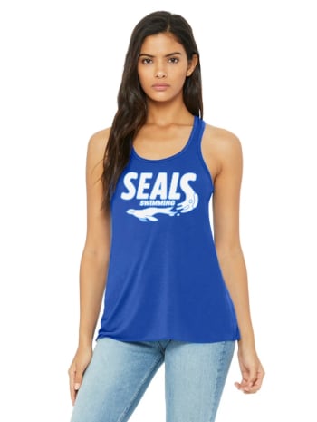 Bella Canvas Women's Flowy Racerback Tank True Royal