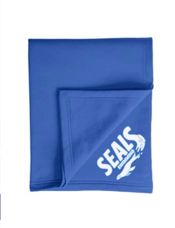 Port & Company Core Fleece Sweatshirt Blanket 50”x60” Royal