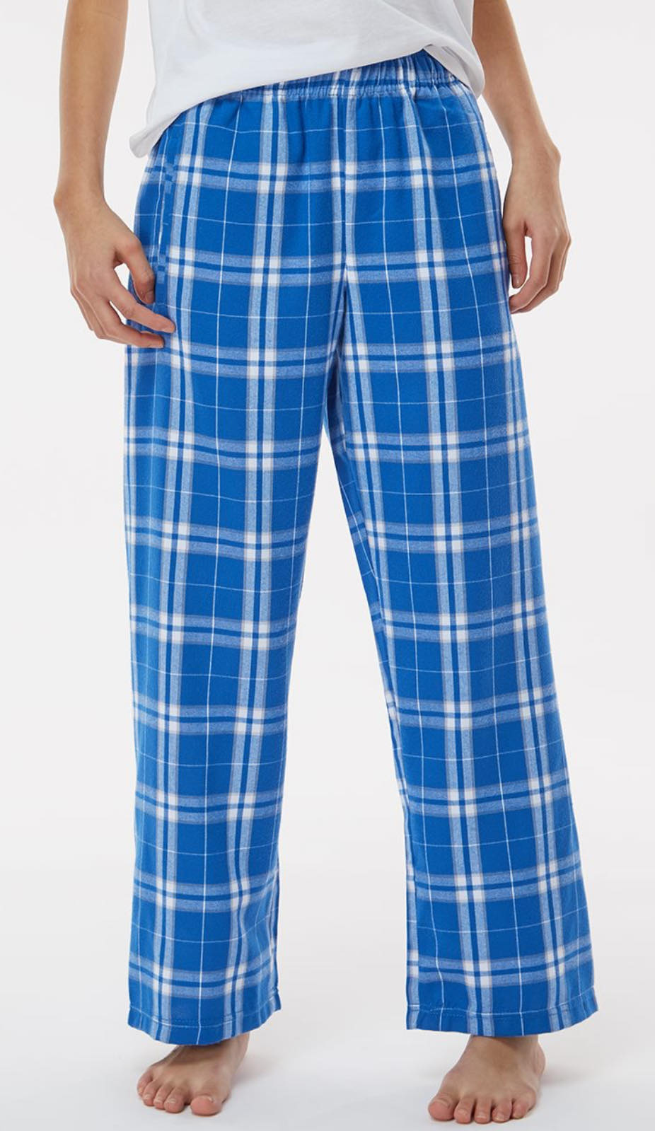 Boxercraft Unisex Flannel Pants Royal/Silver