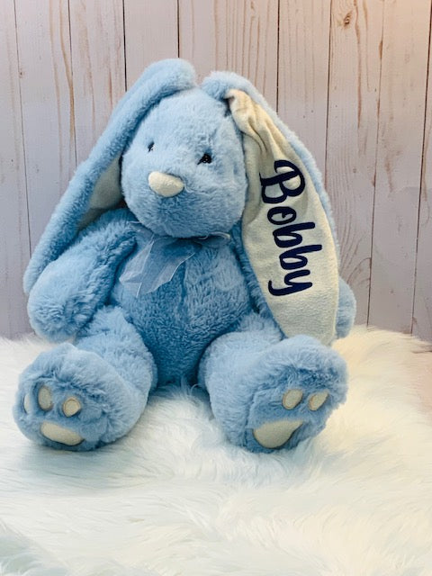 21"Plush Bunny, Light Blue