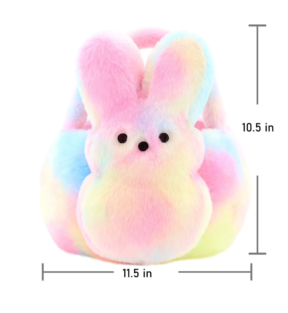 PEEPS Bunny Basket, Pastel Tie-Dye