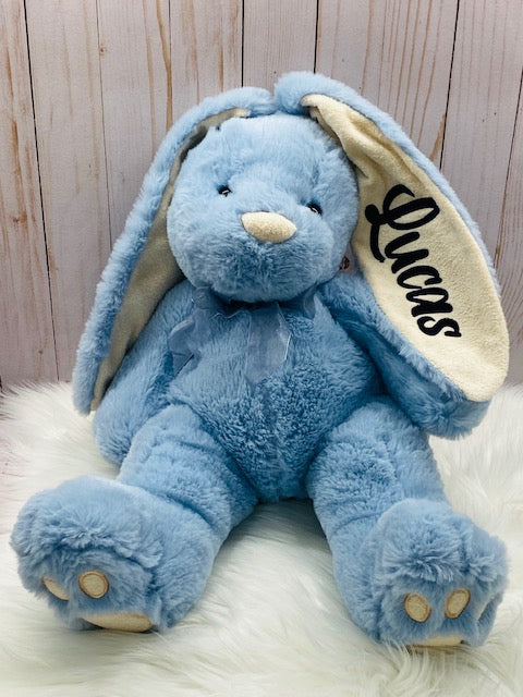 21"Plush Bunny, Light Blue