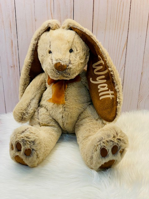 21"Plush Bunny, Brown w/Brown Ears