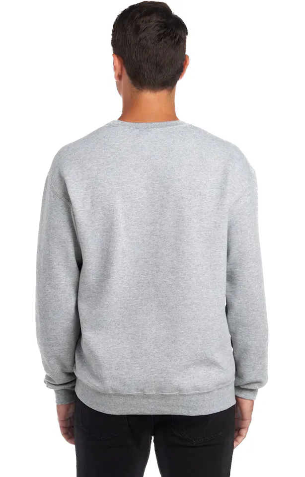 Lake Ridge Wolves Football Jerzees Unisex Nublend Fleece Crew Athletic Grey