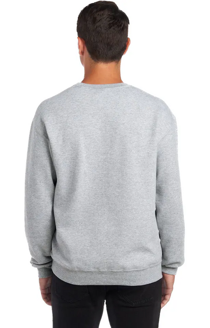 Lake Ridge Wolves Football Jerzees Unisex Nublend Fleece Crew Athletic Grey