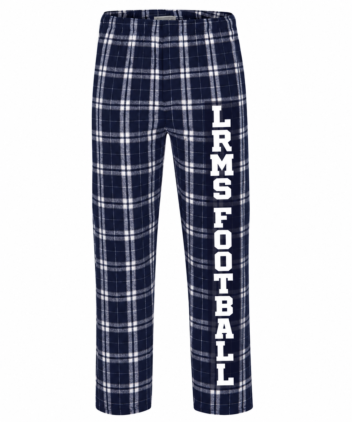 LRMS FOOTBALL Unisex Flannel Pants Navy/Silver