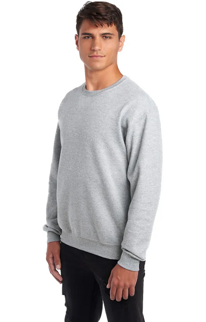 Lake Ridge Wolves Football Jerzees Unisex Nublend Fleece Crew Athletic Grey