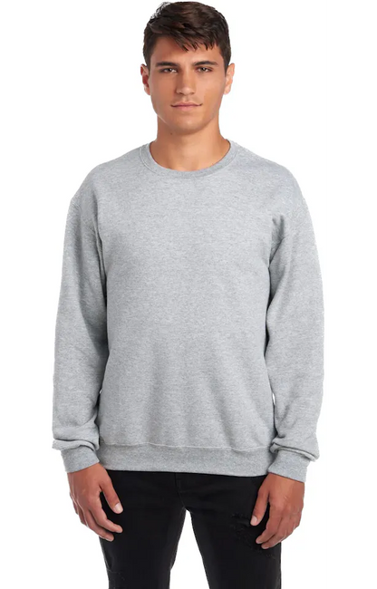 Lake Ridge Wolves Football Jerzees Unisex Nublend Fleece Crew Athletic Grey