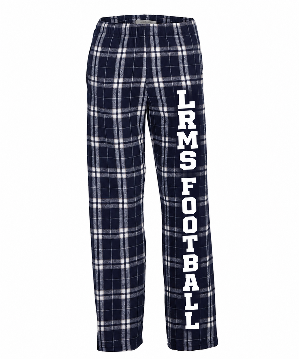 LRMS FOOTBALL Youth Flannel Pants Navy/Silver