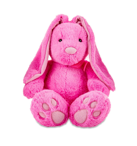 21"Plush Bunny, Hot Pink w/Soft Pink Ears