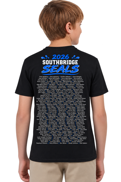 2026 Seals Green Division Championship Youth T-Shirt Black