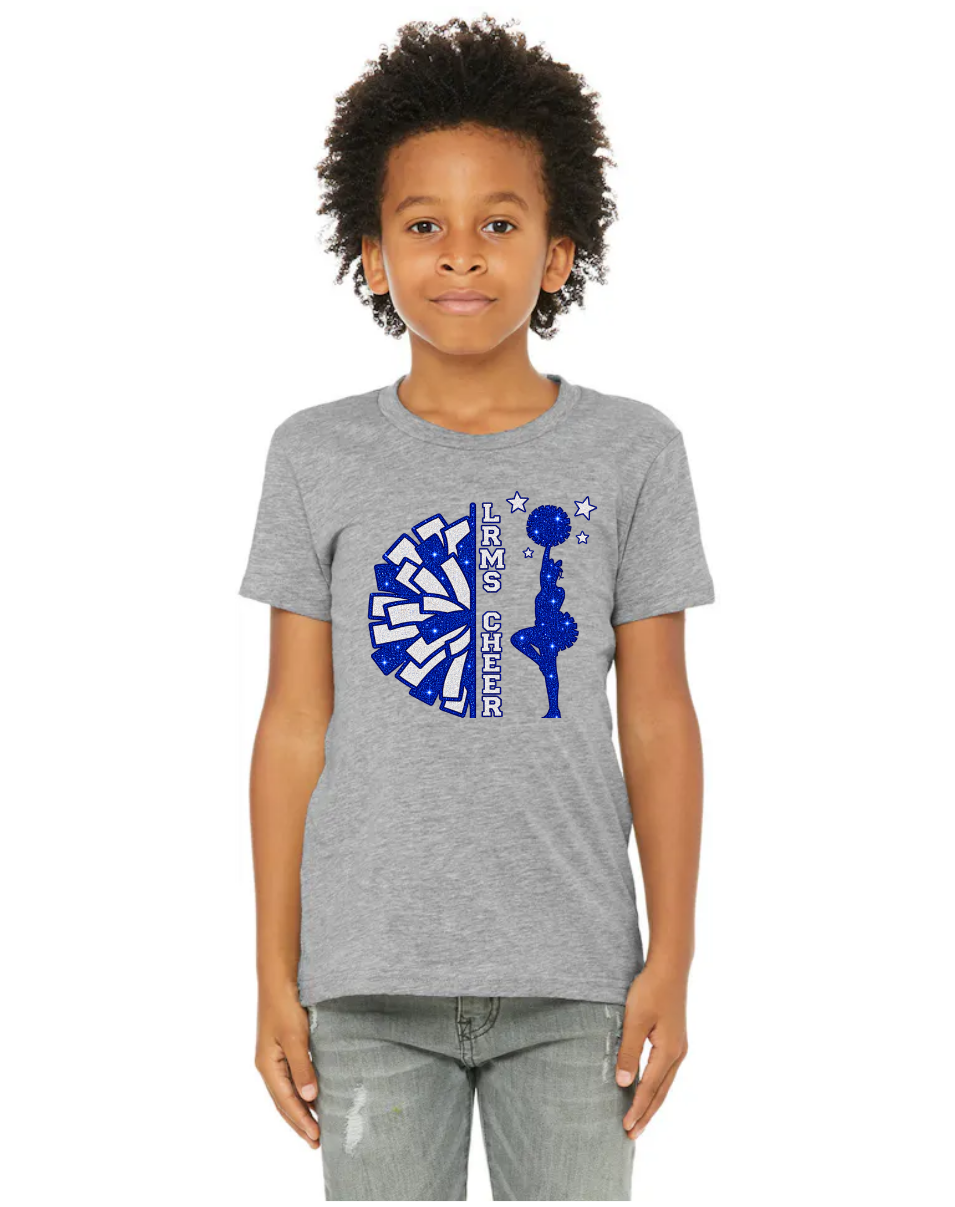 BELLA CANVAS Youth Jersey T-Shirt Athletic Heather