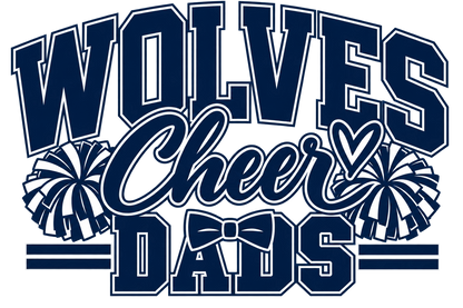 LRMS Wolves Cheer Dad Unisex Jersey T-Shirt Athletic Heather