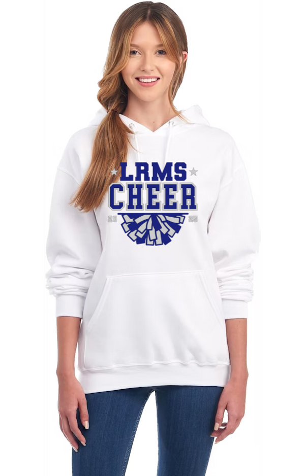 Jerzees Unisex Nublend Fleece Pullover Hoodie White